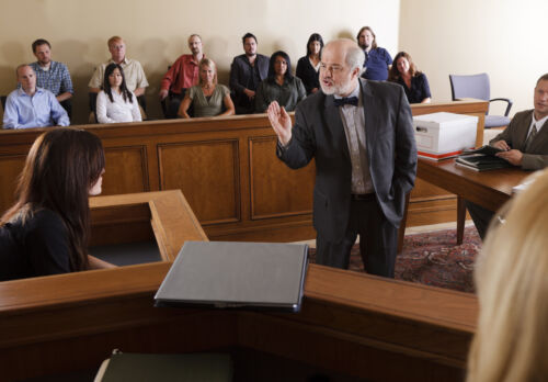 Defendant In Court